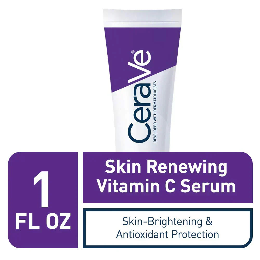 CeraVe Vitamin C Serum with Hyaluronic Acid | Skin Brightening Serum for Face with 10% Pure Vitamin C