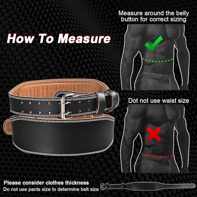 "Personalized Leather Weight Lifting Belt – Custom Name Powerlifting Belt for Gym Workouts"