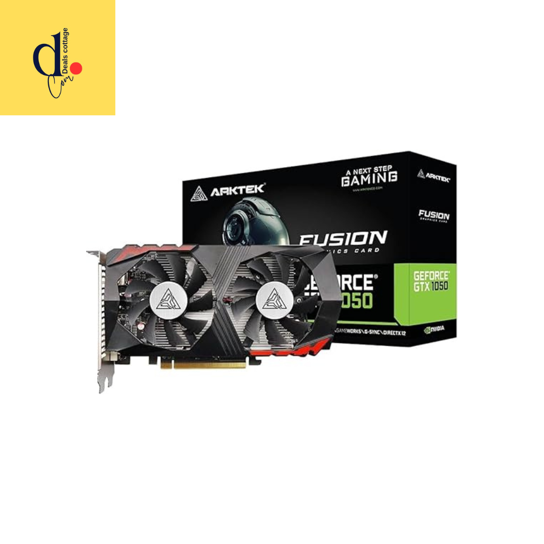 ARKTEK GeForce GTX 1050 DDR5 2GB 128 Bit Twin Fans for UAE people