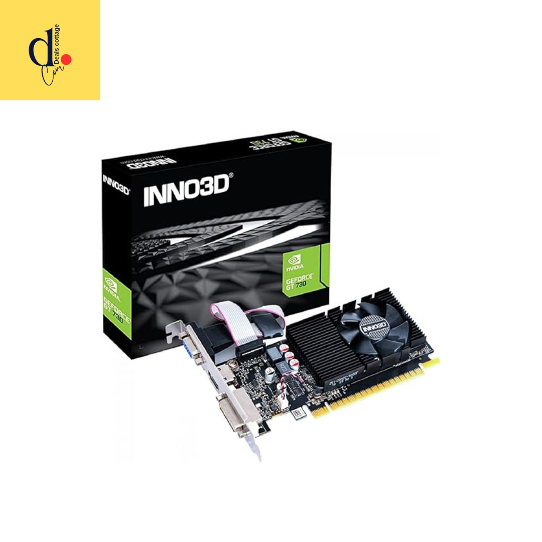 INNO3D GeForce GT730 4GB SDDR3 64-bit 902 1600 DVI+VGA+HDMI FAN Best laptop deals UAE