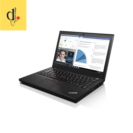 Lenovo ThinkPad X260 Renewed Business Laptop , intel Core i5-6th Generation CPU , 8GB RAM , 256GB SSD , 12.5 inch Display , Windows 10 PRO