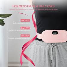 Electric Period Cramp Massager Vibrating Heating Belt