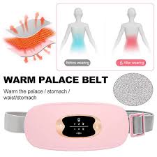 Electric Period Cramp Massager Vibrating Heating Belt